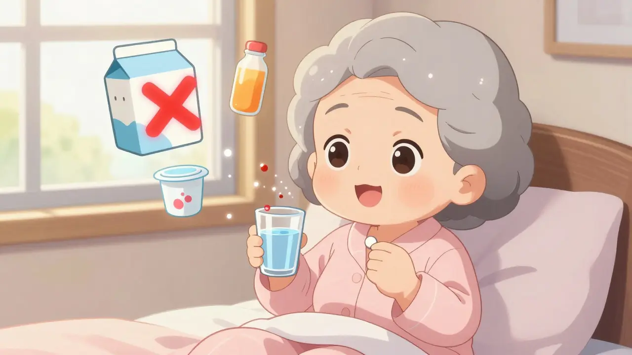 Dairy Products and Bisphosphonates: How to Avoid Absorption Interference