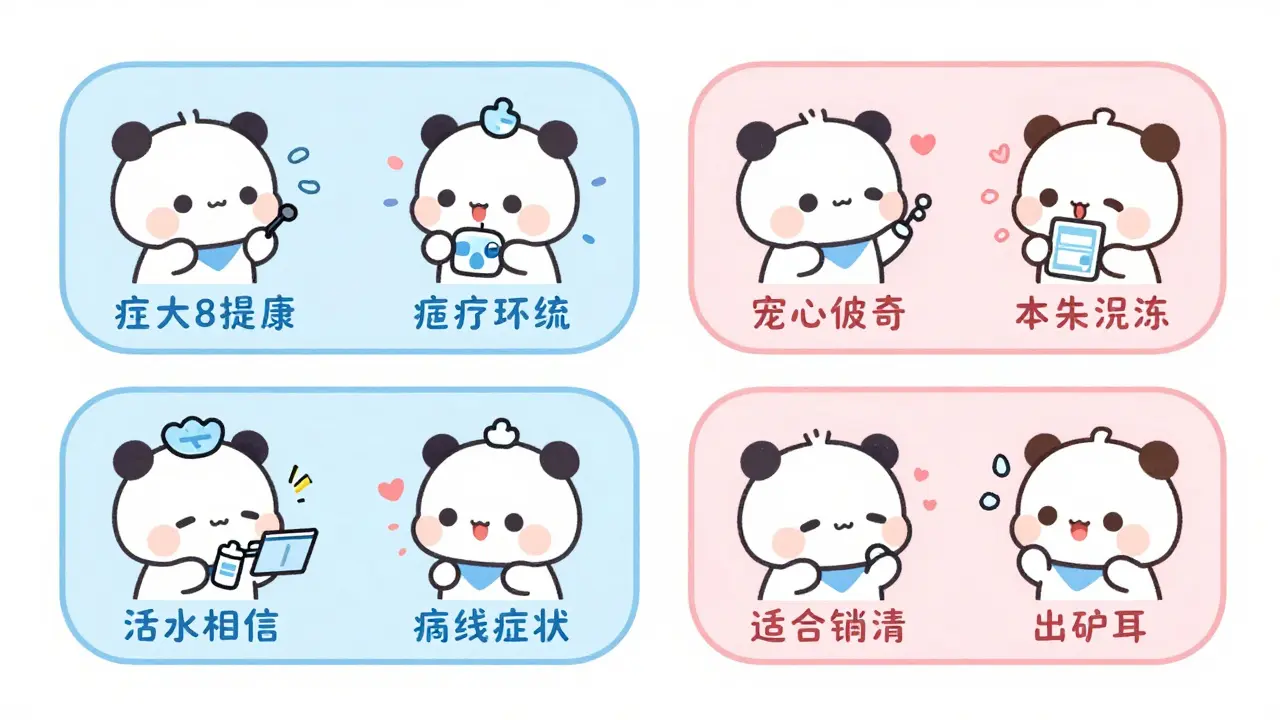 Kawaii characters illustrating patient recovery and lifestyle adjustments after different heart treatments.